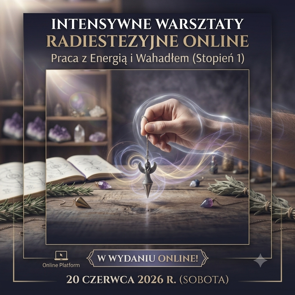 Intensywne Warsztaty Radiestezyjne Online – Praca z Energią i Wahadłem (Stopień 1)